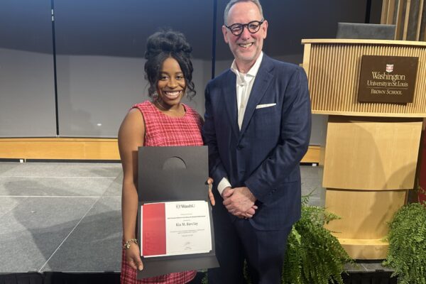 Graduate student Kia Barclay receives Provost’s Research Excellence Award